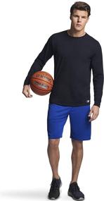 img 2 attached to 👕 Premium Russell Athletic Essential Sleeve in Stylish Maroon Shade: Unveiling the Perfect Combination of Comfort and Style!