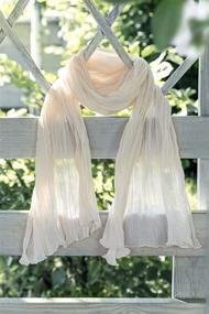 img 2 attached to Natural Wrinkle Fashion Breathable Material Women's Accessories and Scarves & Wraps