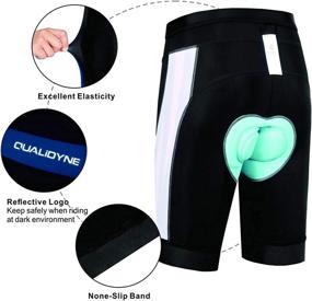 img 2 attached to Qualidyne Womens Cycling Shorts Bicycle Sports & Fitness