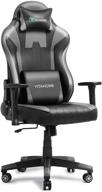 yitahome massage gaming chair for big and tall individuals up to 350lbs - heavy duty ergonomic high back office computer chair with headrest, lumbar support - racing style, black логотип