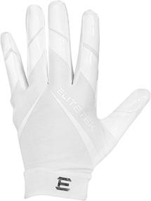 img 3 attached to 🏈 EliteTek RG-14 Super Tight Fitting Football Gloves: No Wrist Strap, Slip-On Design for Men