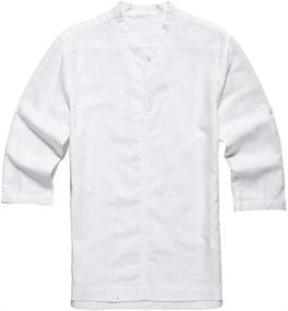 img 2 attached to 👕 Men's Casual Henley Shirts from Karlywindow for Summer Fashion and Comfort