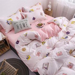 img 2 attached to 🛏️ Sailor Cartoon Bedding Sets for Children - Kids' Home Store