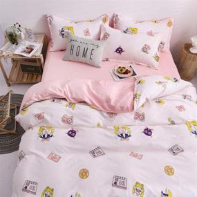 img 3 attached to 🛏️ Sailor Cartoon Bedding Sets for Children - Kids' Home Store