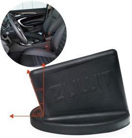 img 1 attached to 🚗 ZUWIT Seat Belt Buckle Holder: Effortless Rear Seat Buckle Access with One-Handed Operation for Kids and Passengers with Special Needs - Grey x2