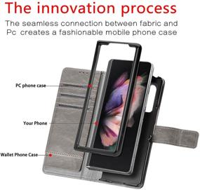 img 2 attached to FANUBA For Samsung Galaxy Z Fold 3 Case Cell Phones & Accessories