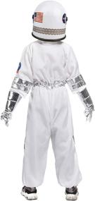 img 1 attached to 👨 Kids Space Suit with Astronaut Helmet - Astronaut Costume Set