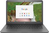 💻 2021 hp chromebook 14-inch touchscreen laptop: intel celeron, 4gb ram, 160gb space, chrome os - wifi, webcam, usb-c, bluetooth, 10 hrs battery! logo