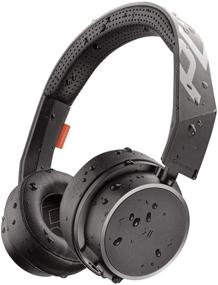 img 2 attached to 🎧 Беспроводные спортивные наушники Plantronics BackBeat FIT 500 с заушным креплением - с защитой от пота и влаги, и с черным цветом (восстановленные)