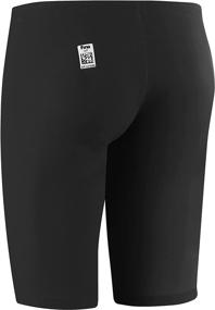 img 3 attached to Speedo Racer Jammer Contrast Black Sports & Fitness