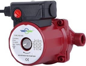 img 4 attached to ✨ BOKYWOX 3-Speed Hot Water Circulation Pump: Efficient Solution for Domestic Water Heating with Solar Heaters/Faucets (RS15/6R)