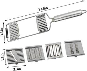 img 3 attached to Multi Purpose Vegetable Stainless Chopper Adjustable