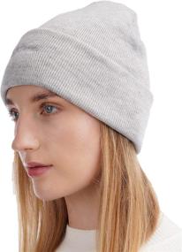 img 4 attached to Beanie Winter Cuffed Unisex Various