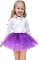 🎄 get in the holiday spirit with brianer princess luminous christmas sparkling girls' skirts & skorts logo