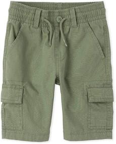 img 2 attached to Boys' Washed Pull Shorts - Childrens Place Clothing in Shorts