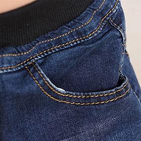 img 1 attached to Premium Stretch Washed Denim Jeans for Boys' Clothing by CSBKS