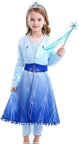 img 3 attached to 👸 Enchanting ITVTi Princess Costume for Halloween and Christmas festivities