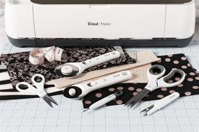 img 2 attached to 🔪 Cricut 60mm Rotary Cutter: Ideal for Fabric, Sewing, and Quilting Projects - Designed for Convenient Use by Both Left and Right-Handed Individuals