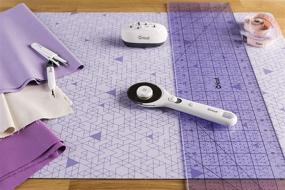 img 1 attached to 🔪 Cricut 60mm Rotary Cutter: Ideal for Fabric, Sewing, and Quilting Projects - Designed for Convenient Use by Both Left and Right-Handed Individuals