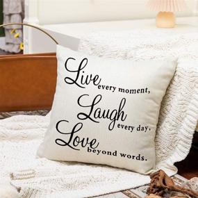 img 1 attached to Ogiselestyle Moment Motivational Decorative Cushion