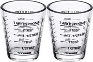 🥃 vivosun shot glasses measuring cups: heavy-duty 26-incremental measurement 1oz, 6 tsp, 2 tbs, 30ml (2 pack) - best liquid measurement glasses logo