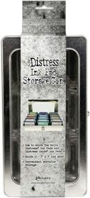 img 3 attached to 🎨 Enhance Artistic Creations with Tim Holtz - Ranger DISTRESS INK PAD TIN in Sleek Grey