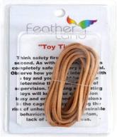 🦜 featherland paradise: 120'' long natural leather strip bird toy - a spellbinding delight for your feathered friend logo