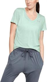 img 4 attached to Shop the highest quality: Under Armour Women's Tech V-Neck Twist Short-Sleeve T-Shirt