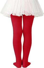 img 1 attached to 🩰 American Trends Ballet Tights: Premium Toddler Dance Footed Leggings for Girls - Elastic Stocking for Babies and Kids