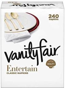img 2 attached to White 3-ply Vanity Fair Impressions Dinner Napkins - 240 Pack