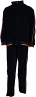 sweatsedo velour tracksuit large burgundy men's clothing logo