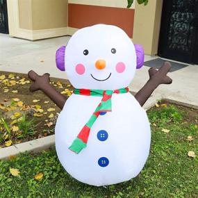 img 4 attached to GOOSH Christmas Inflatable Decoration Decoration Seasonal Decor