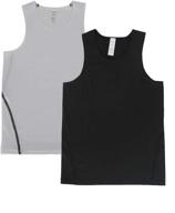junyue 2 pack t shirts undershirts sleeveless logo