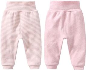 img 4 attached to 👶 Enfants Chéris Toddler Sweatpants Jogger - 2 Pack (6 Months-3 Years): Comfortable Baby Pants for Active Kids