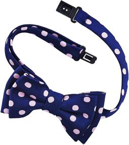 img 1 attached to 👔 Retreez Classic Polka Microfiber Pre Tied Boys' Bow Ties: Stylish Accessories Made Easy