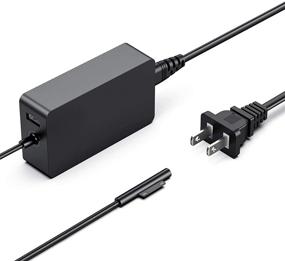 img 4 attached to 💡 Microsoft Surface Pro Charger - 44W 15V 2.58A Power Supply for Surface Pro 7, 6, 5, 4, 3, Surface Laptop 1/2/3, Surface Go 1/2, and Surface Book 1/2 with Additional 5V USB Charging Port