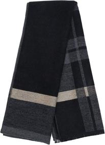 img 2 attached to 🧣 Opulent Men's Accessories: Luxurious Long Cotton Scarf for Men