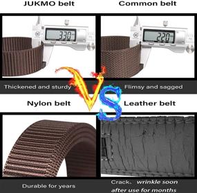 img 2 attached to 🔧 JUKMO Ratchet Tactical Automatic 001 Black Men's Belt Accessories