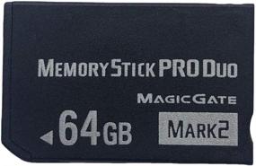 img 3 attached to 💡 Высокопроизводительная оригинальная флеш-память MS128GB Memory Stick Pro Duo MARK2 128GB - Совместимая с PSP 1000, 2000, 3000