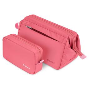 img 4 attached to Gonex Toiletry Portable Cosmetic Organizer