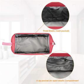 img 1 attached to Gonex Toiletry Portable Cosmetic Organizer