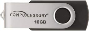 img 4 attached to 💾 Black Compucessory CCS26467 USB Flash Drives with Password Protection