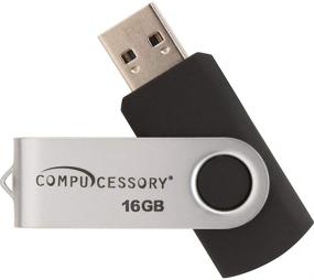 img 3 attached to 💾 Black Compucessory CCS26467 USB Flash Drives with Password Protection