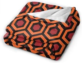img 3 attached to 🛏️ ANJAY Throw Blanket - Luxuriously Plush and Versatile for Bed, Couch, and All Year Round Comfort (60x80 Inches) - Inspired by The Shining's Overlook Hotel Carpet