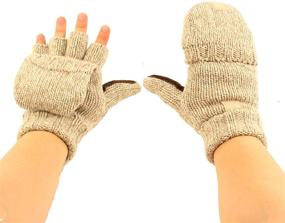 img 3 attached to Thinsulate Thick Knitted Mitten Gloves Men's Accessories for Gloves & Mittens