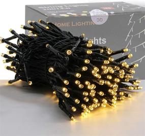 img 4 attached to 🎄 Enhance Your Christmas Décor with 66ft Home Lighting Mini Lights - 200 LED Green Wire Fairy Starry String Lights, 8 Lighting Modes - Perfect for Indoor/Outdoor Xmas Tree, Wedding, and Party Decoration (Warm White)