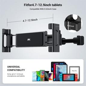img 2 attached to AHK Headrest Universal Smartphones Compatible