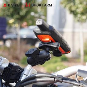 img 3 attached to 📱 RAM Mounts Spine Clip Holder with Ball for Garmin Handheld Devices - RAM-B-202-GA76U (B Size 1" Ball)