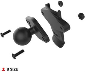 img 2 attached to 📱 RAM Mounts Spine Clip Holder with Ball for Garmin Handheld Devices - RAM-B-202-GA76U (B Size 1" Ball)