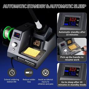 img 1 attached to 🌡️ TOAUTO DS90 Station: Advanced Anti Static Temperature Control in °F